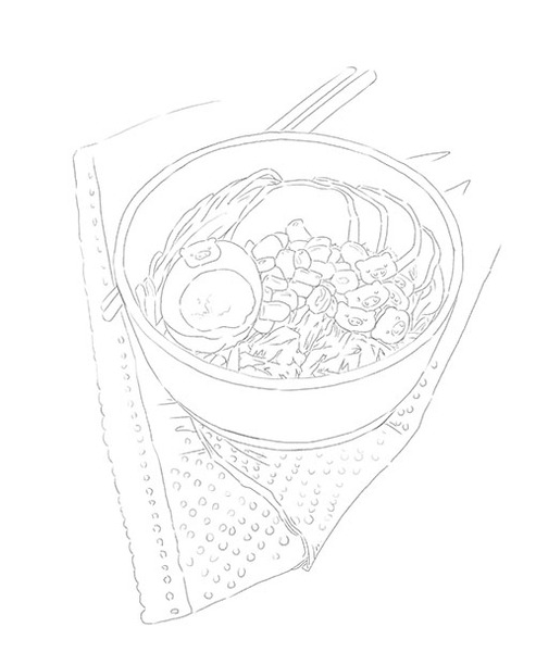 美食绘Ⅱ高清线稿预览及下载